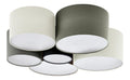 Lustre Blanc et Ambre au style moderne avec conception fonctionnelle 40 W E27