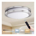Solution lumineuse Blanc et Ambre au dessin sobre en format plafonnier 18 W 3000 K