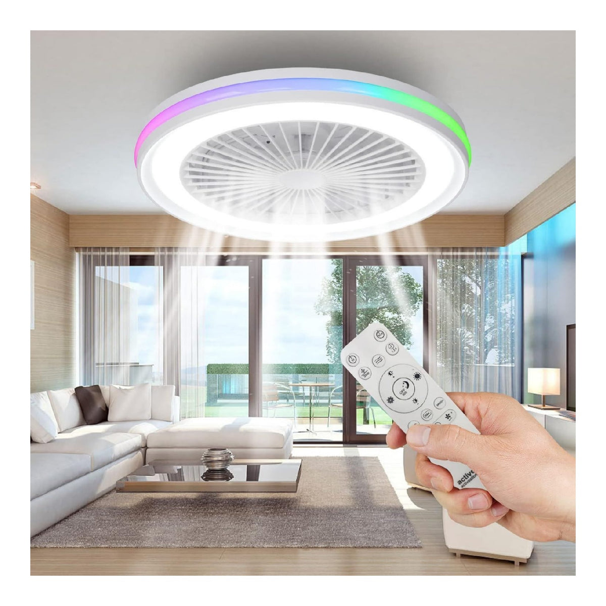 Luminaire Blanc et Ambre au style moderne avec conception fonctionnelle 40W 3000K