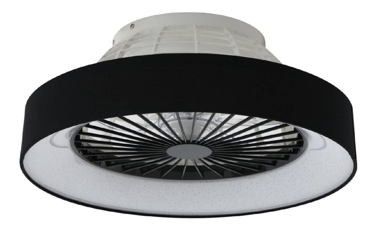 Luminaire Noir et Blanc aux lignes epurees avec eclairage confortable
