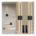 Luminaire Blanc et Ambre a silhouette graphique de type applique murale 3000 K
