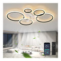 Solution lumineuse Noir et Ambre au dessin sobre en format lustre 6000K