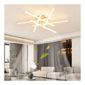 Luminaire Blanc et Ambre a presence elegante et lumiere agreable QC-1523