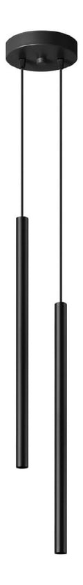 Solution lumineuse Noir et Rouge au dessin sobre en format suspension 5W IP20 4000K