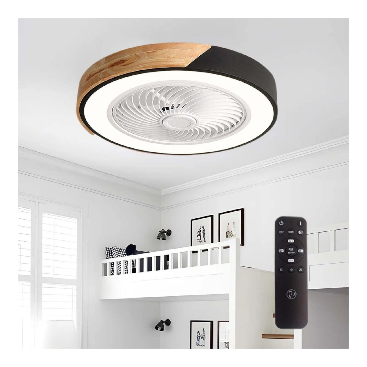 Plafonnier Blanc et Ambre au style moderne avec conception fonctionnelle 3000K E27