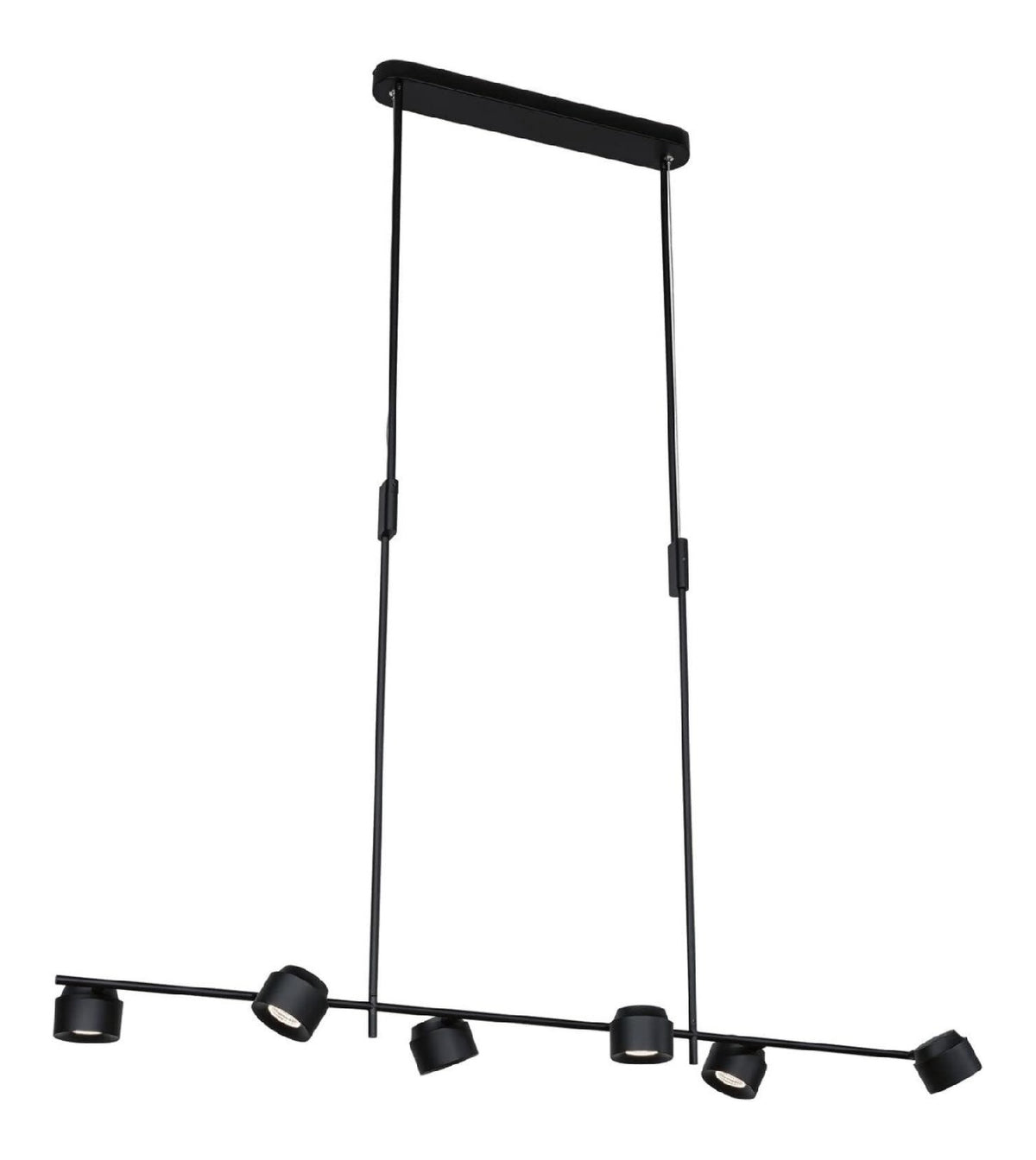 Eclairage Noir et Blanc contemporain en version suspension 2700 K