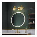 Solution lumineuse Rouge et Transparent au dessin sobre en format applique murale