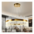 Lustre Dore et Ambre a presence elegante et lumiere agreable 3000K