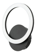 Luminaire Noir et Blanc a silhouette graphique de type applique murale 12 W
