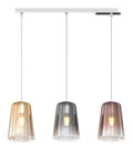 Solution lumineuse Blanc et Ambre au dessin sobre en format suspension E27 YZ-4421