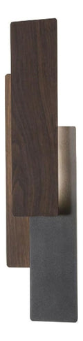 Applique murale Noir et Blanc aux lignes epurees avec eclairage confortable 22 W