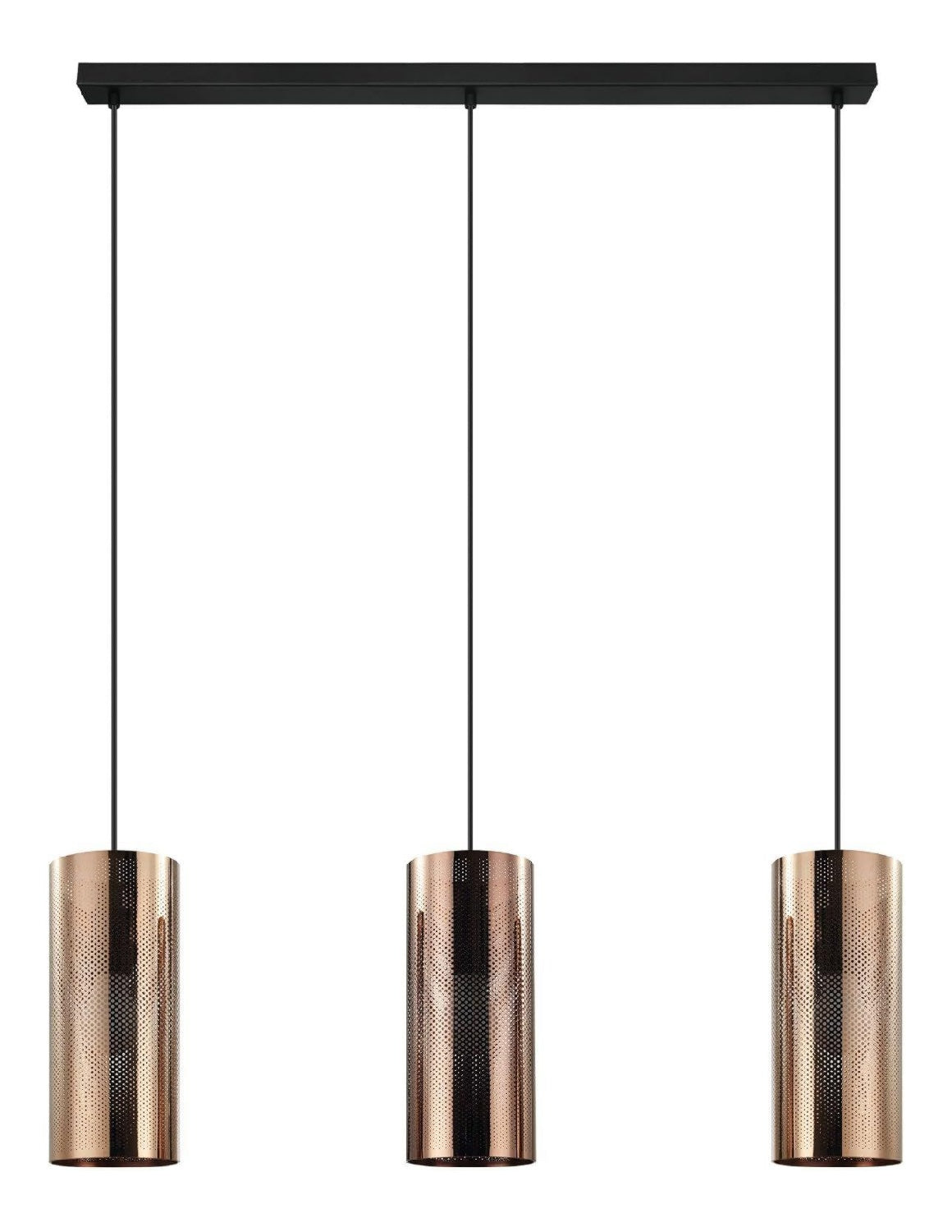 Solution lumineuse Noir et Rouge au dessin sobre en format suspension E27