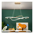 Suspension Noir et Blanc a presence elegante et lumiere agreable 54W 3000K