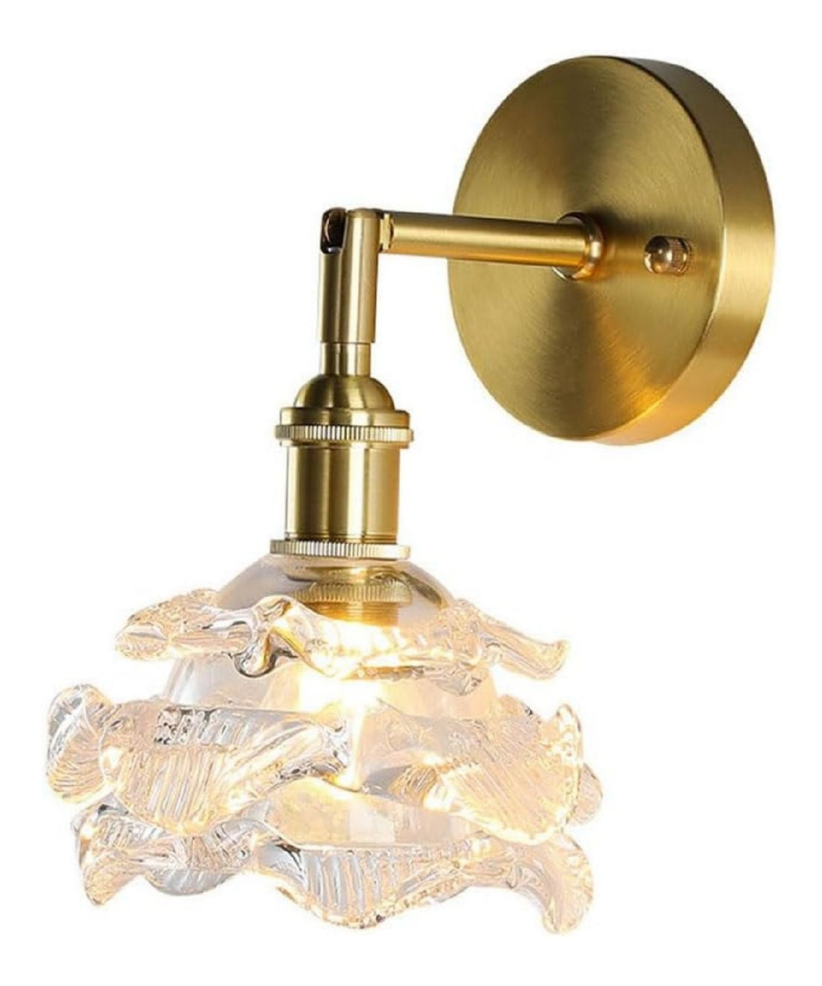 Applique murale Bronze aux lignes epurees avec eclairage confortable E14