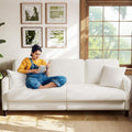 Bancs de rangement finition bois beige