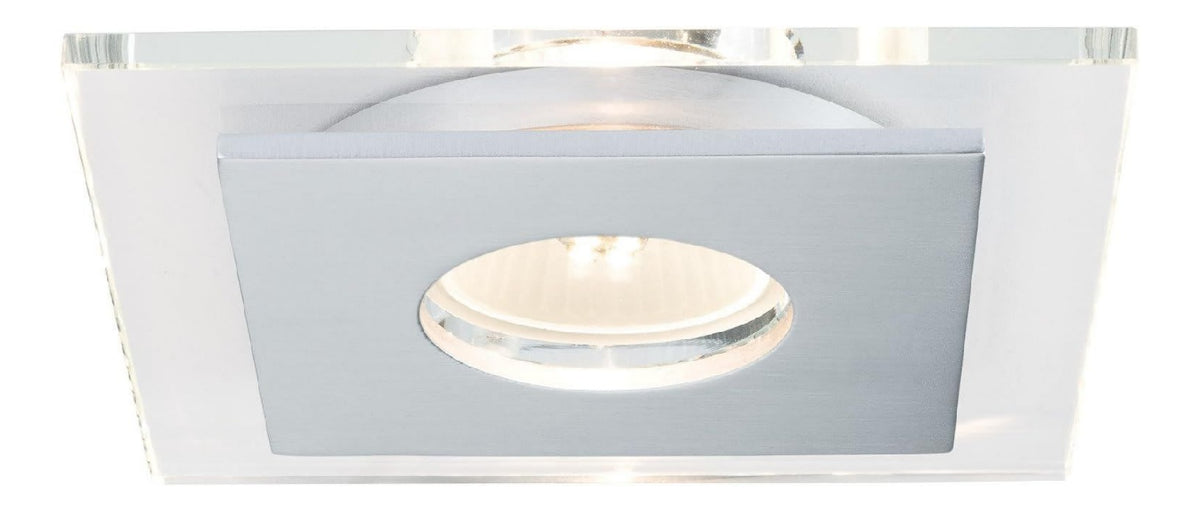 Spot de plafond decoratif Argente avec diffusion lumineuse harmonieuse GU10