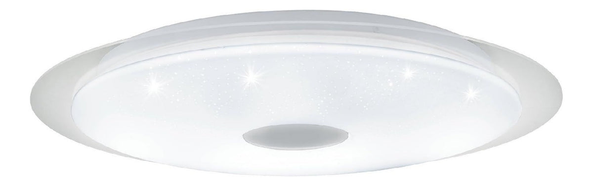 Plafonnier Blanc et Argente au style moderne avec conception fonctionnelle 3P-5353