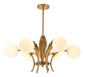 Lustre Dore et Ambre a presence elegante et lumiere agreable