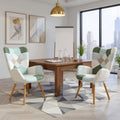 Tables gigognes finition bois structure metal blanc
