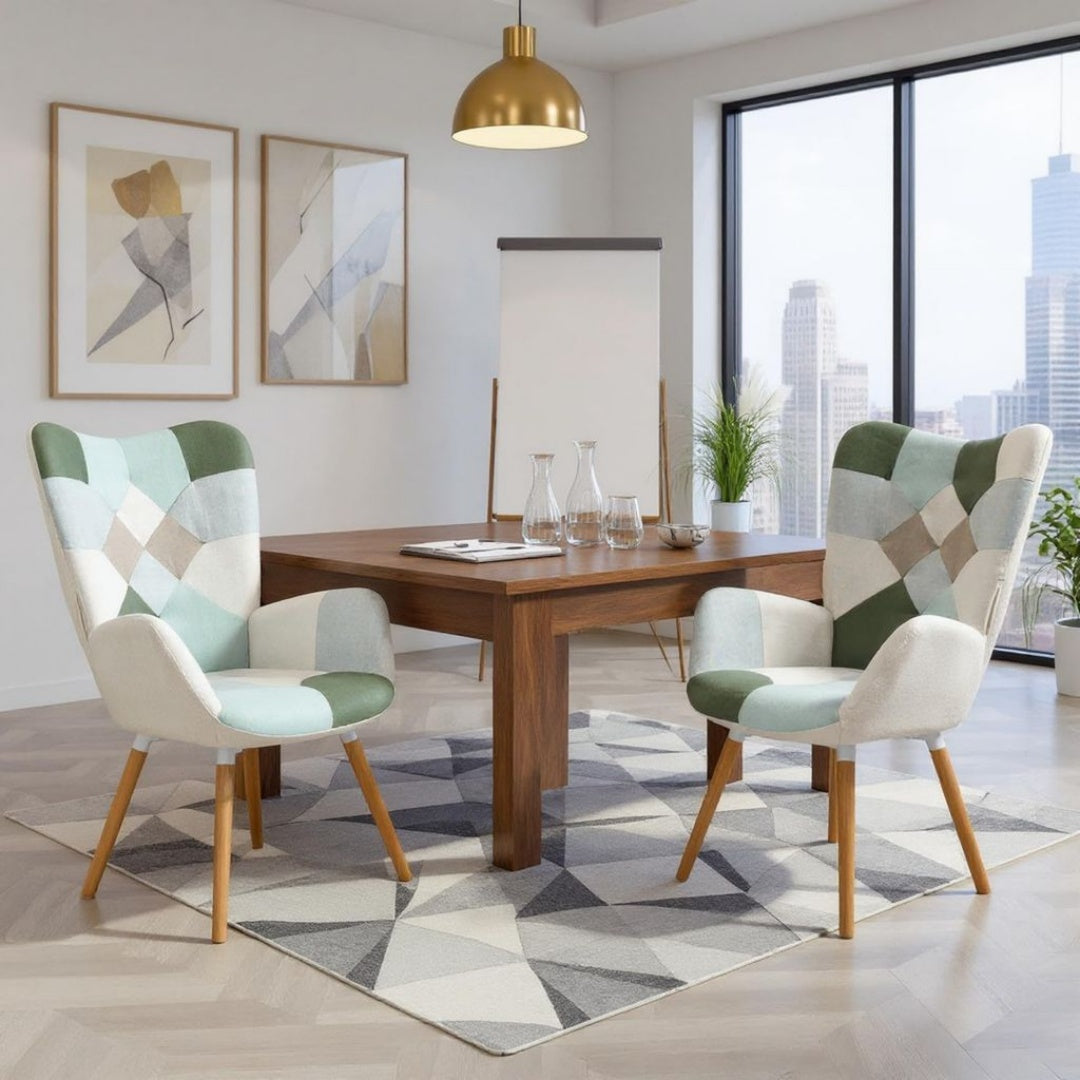 Tables gigognes finition bois structure metal blanc