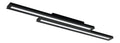 Plafonnier Noir et Blanc aux lignes epurees avec eclairage confortable GP-5290