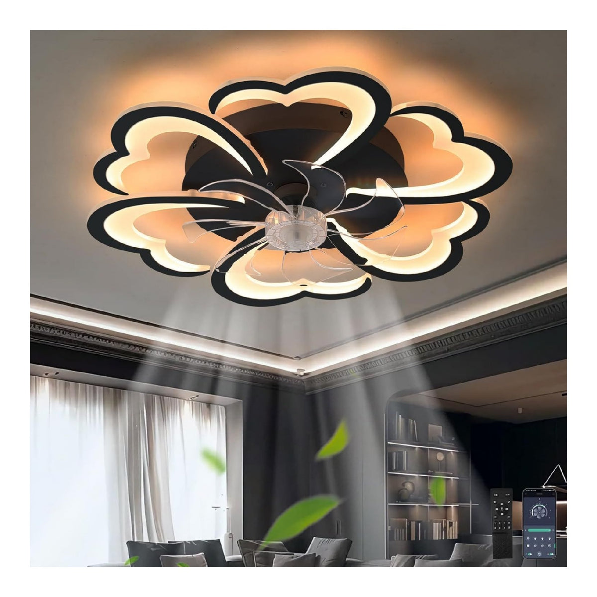 Eclairage Noir et Blanc contemporain en version luminaire FF-1749