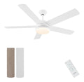 Luminaire decoratif Blanc et Ambre avec diffusion lumineuse harmonieuse 4 W 3000K