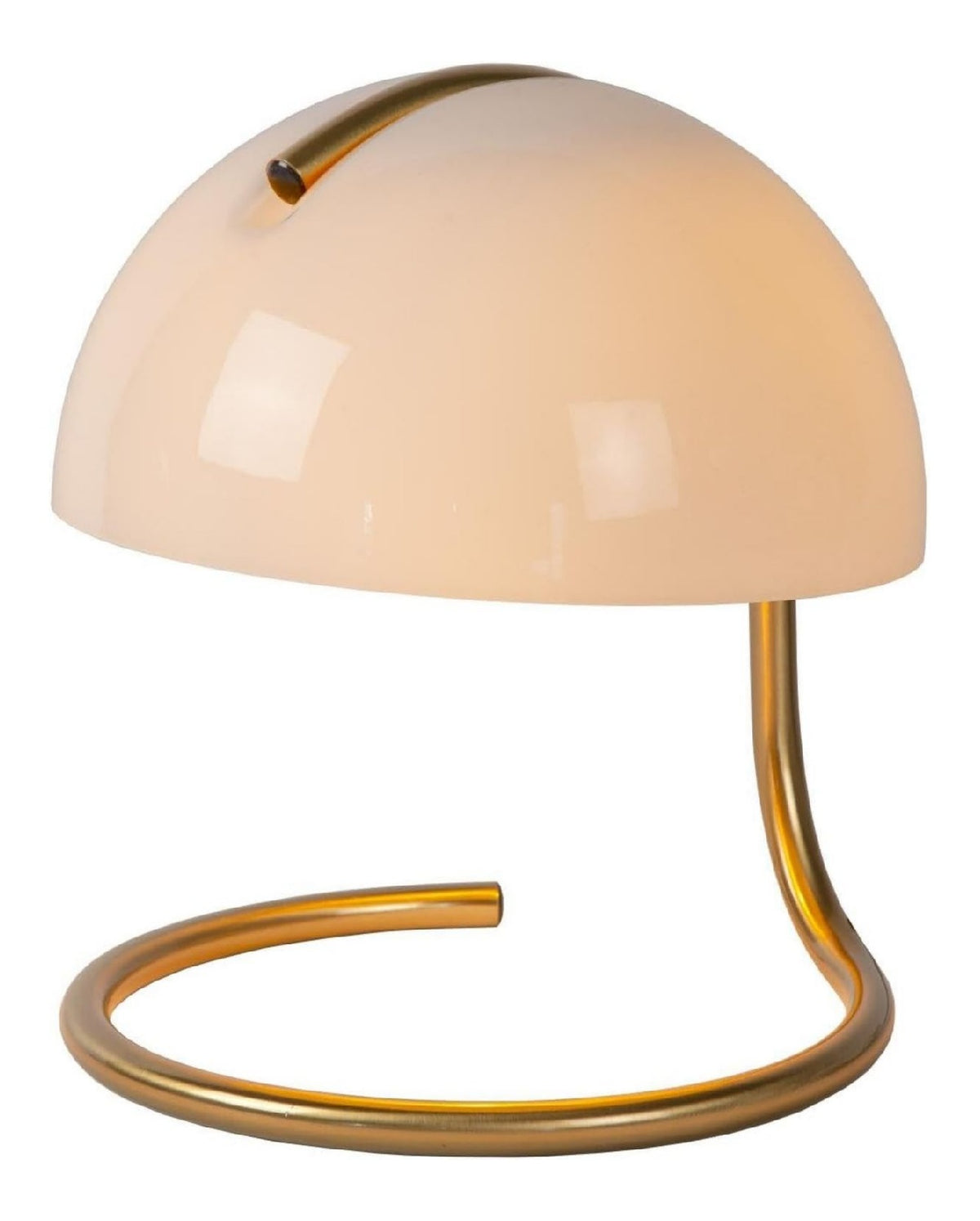Solution lumineuse Blanc au dessin sobre en format lampe de table