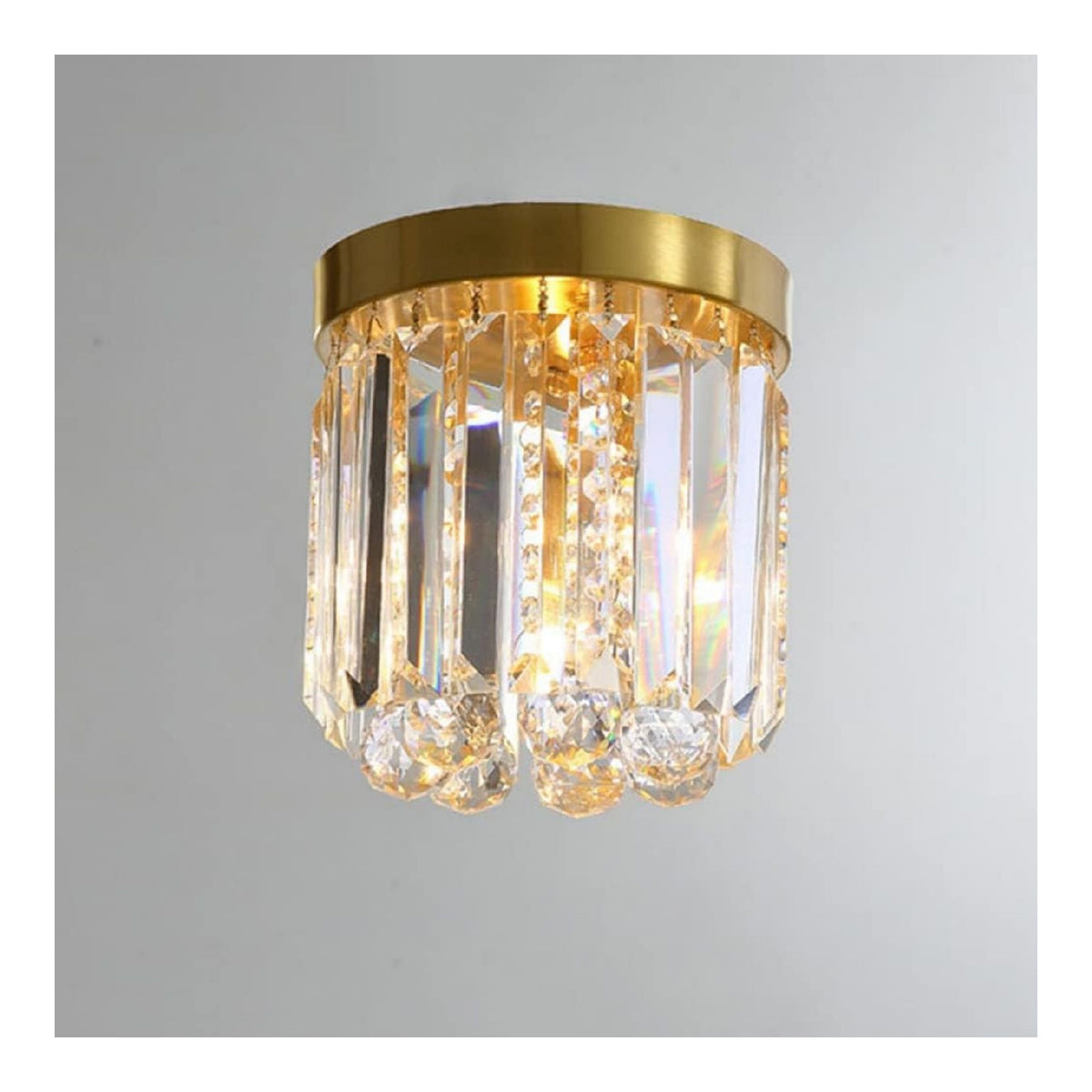 Lustre decoratif Ambre et Cuivre avec diffusion lumineuse harmonieuse E27