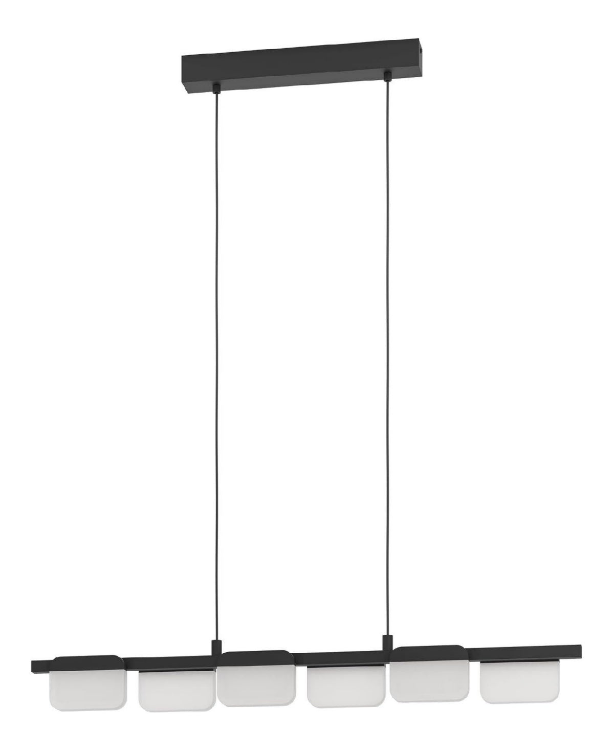 Suspension decoratif Noir et Blanc avec diffusion lumineuse harmonieuse PX-5574