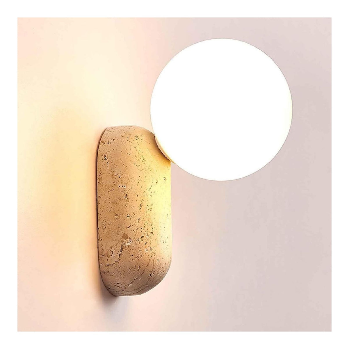 Applique murale Ambre et Vert a presence elegante et lumiere agreable 9Y-8320