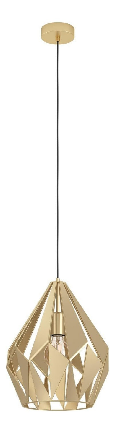 Solution lumineuse Dore et Ambre au dessin sobre en format suspension 60 W E27