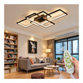 Plafonnier decoratif Noir et Blanc avec diffusion lumineuse harmonieuse 115W 6500K