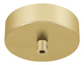 Suspension Dore et Rose aux lignes epurees avec eclairage confortable