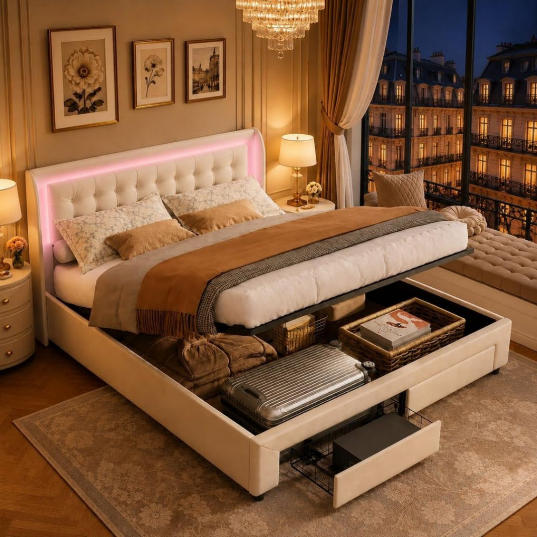 Ensembles de meubles avec tiroirs structure metal noir