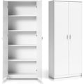 Rangements finition bois structure metal noir