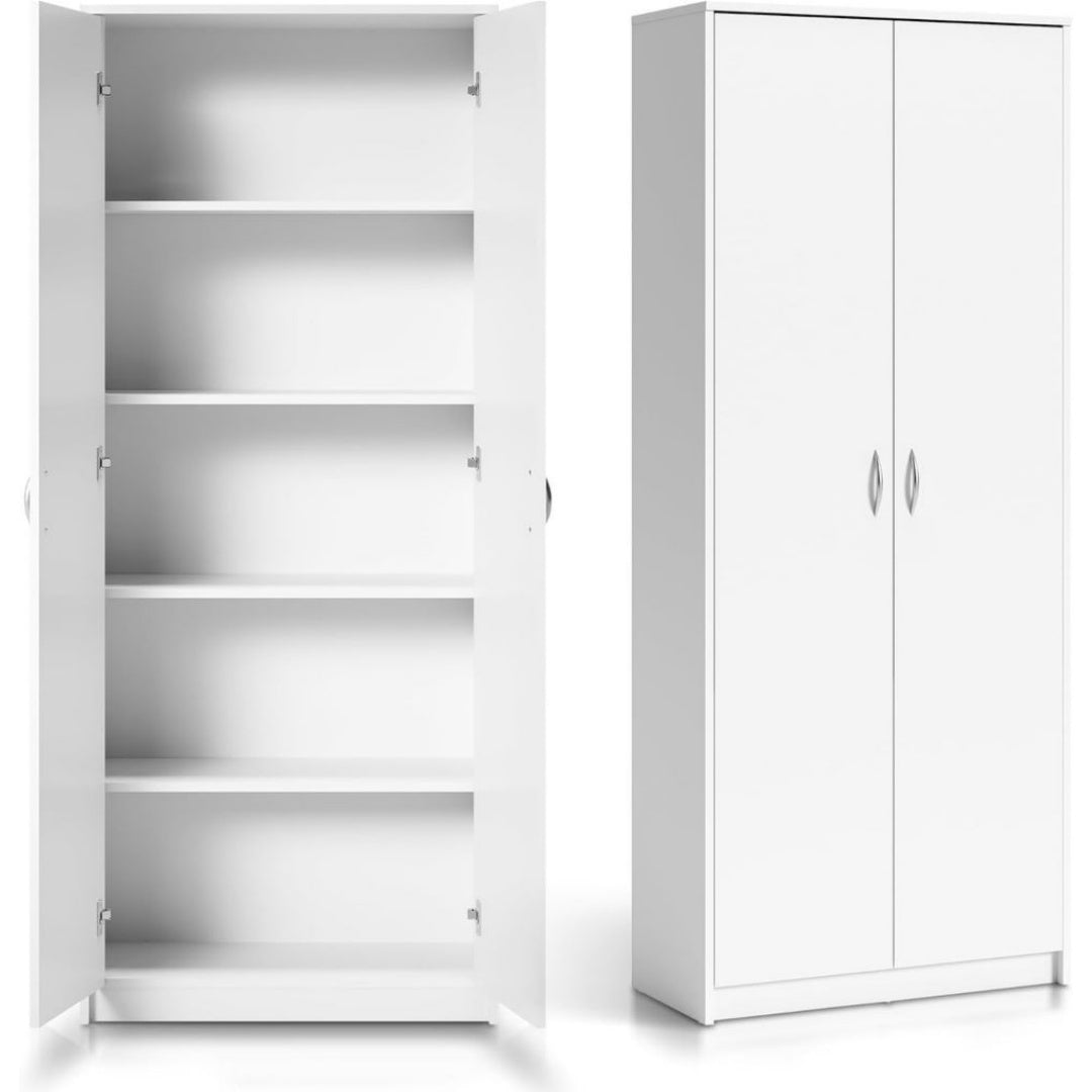Rangements finition bois structure metal noir