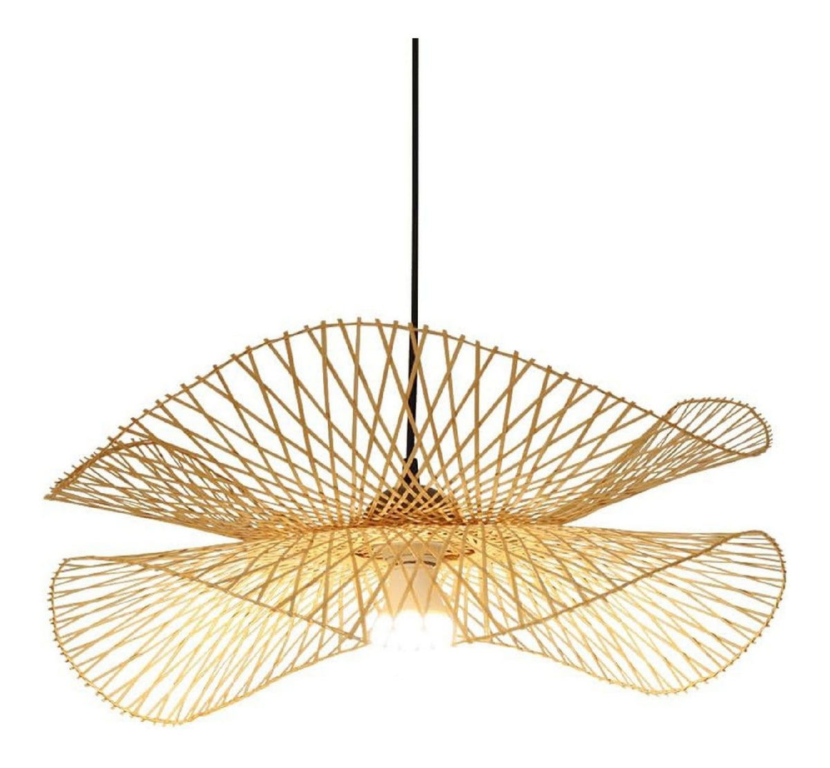 Suspension Ambre a presence elegante et lumiere agreable E27 XY-8830