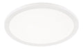 Luminaire Blanc a silhouette graphique de type plafonnier 24 W IP44 3000 K