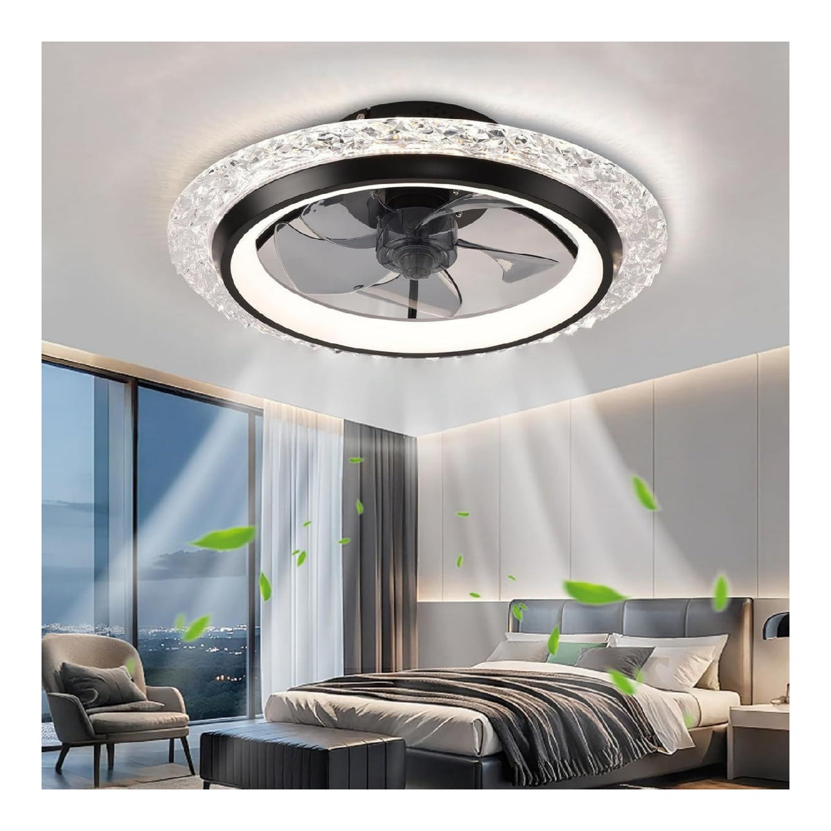 Plafonnier Noir et Ambre a presence elegante et lumiere agreable