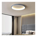 Plafonnier Noir et Blanc aux lignes epurees avec eclairage confortable 3000K LD-2505