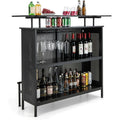 Tables basses finition bois structure metal noir variante 3002