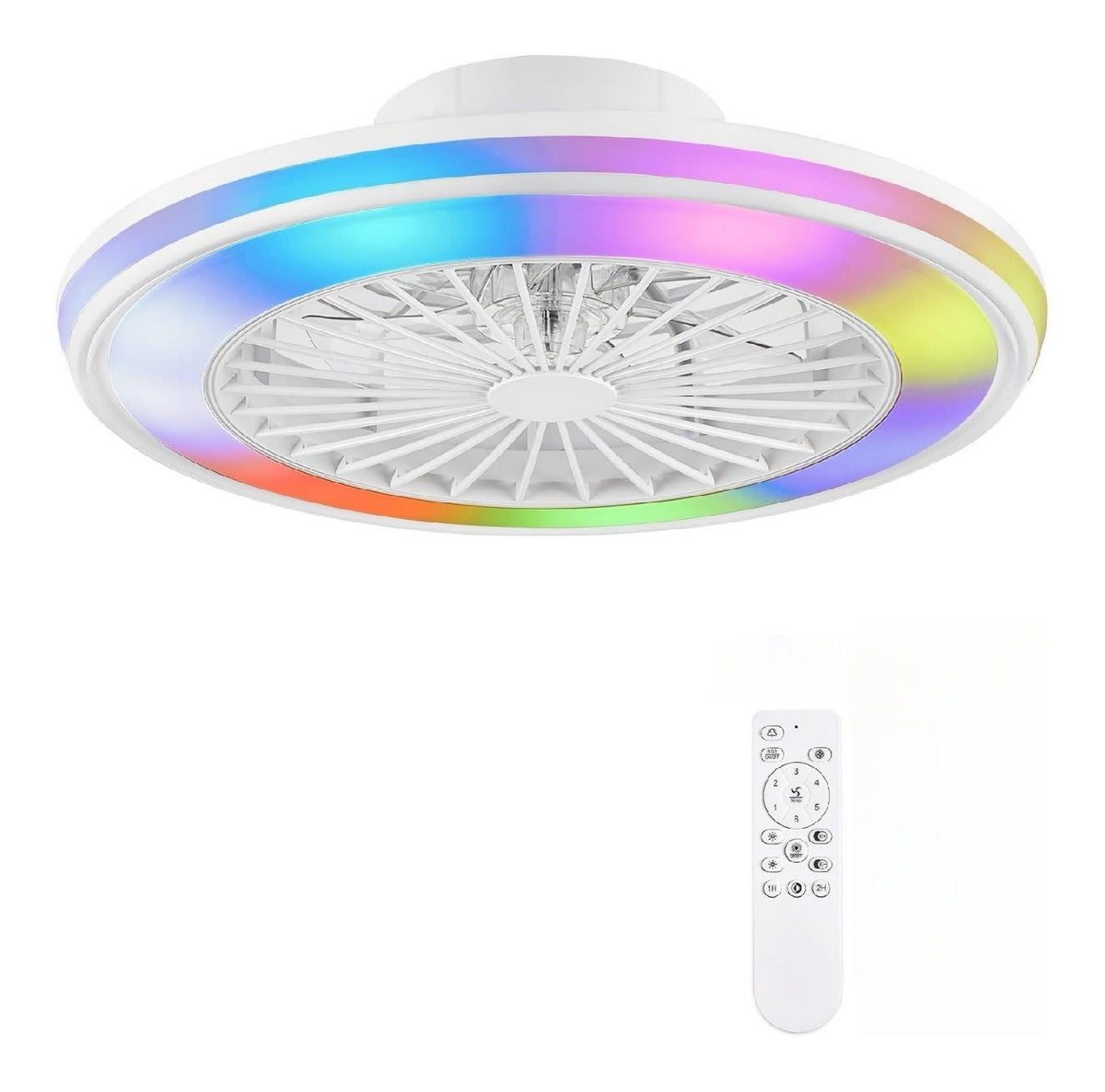 Solution lumineuse Blanc et Ambre au dessin sobre en format luminaire 32 W 3000K