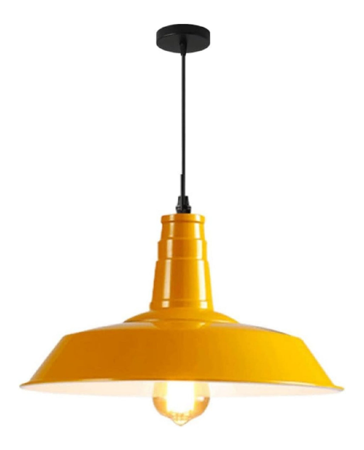 Lustre Noir et Blanc au style moderne avec conception fonctionnelle E27