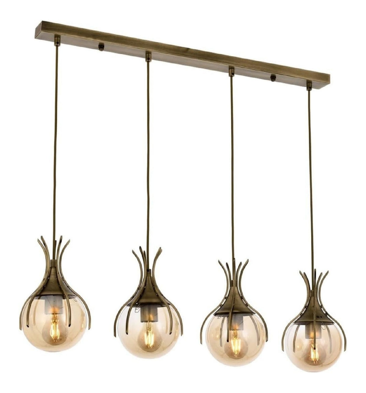 Luminaire Noir a silhouette graphique de type lustre 6 W IP20 E27