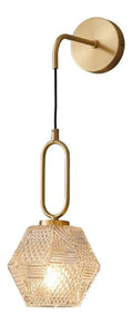 Applique murale Dore et Ambre a presence elegante et lumiere agreable KT-9007
