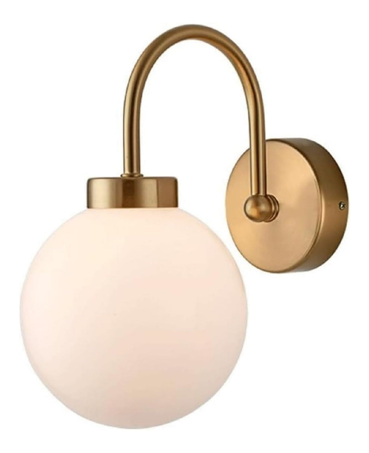 Luminaire Dore et Ambre a silhouette graphique de type applique murale 60 W E14