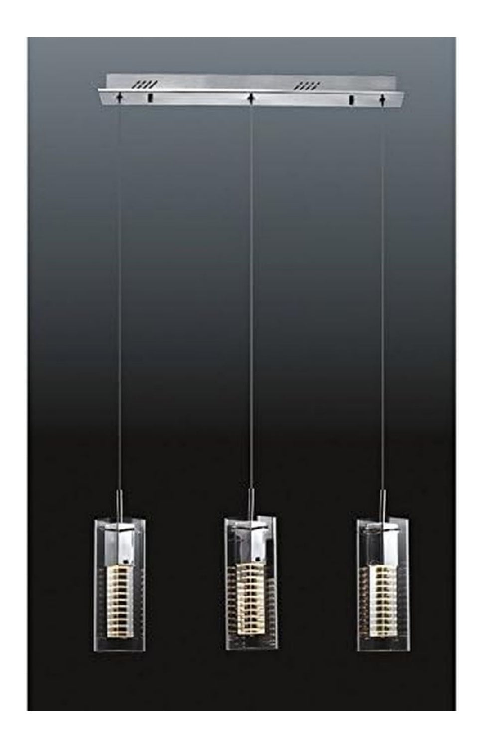 Suspension Noir au style moderne avec conception fonctionnelle 35W
