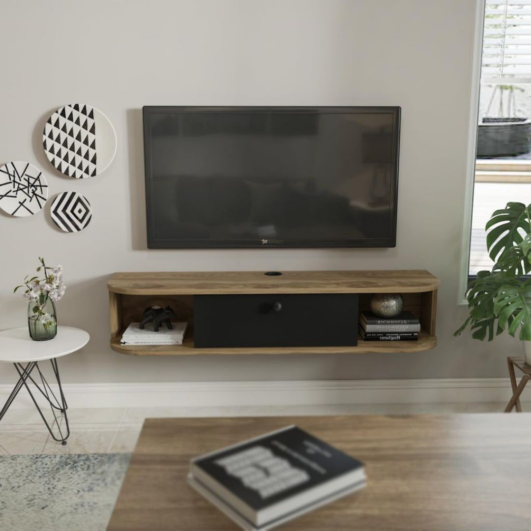 Buffets, credences et vaisseliers reglable finition bois noyer