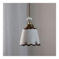 Solution lumineuse Noir et Blanc au dessin sobre en format suspension 1W-8202